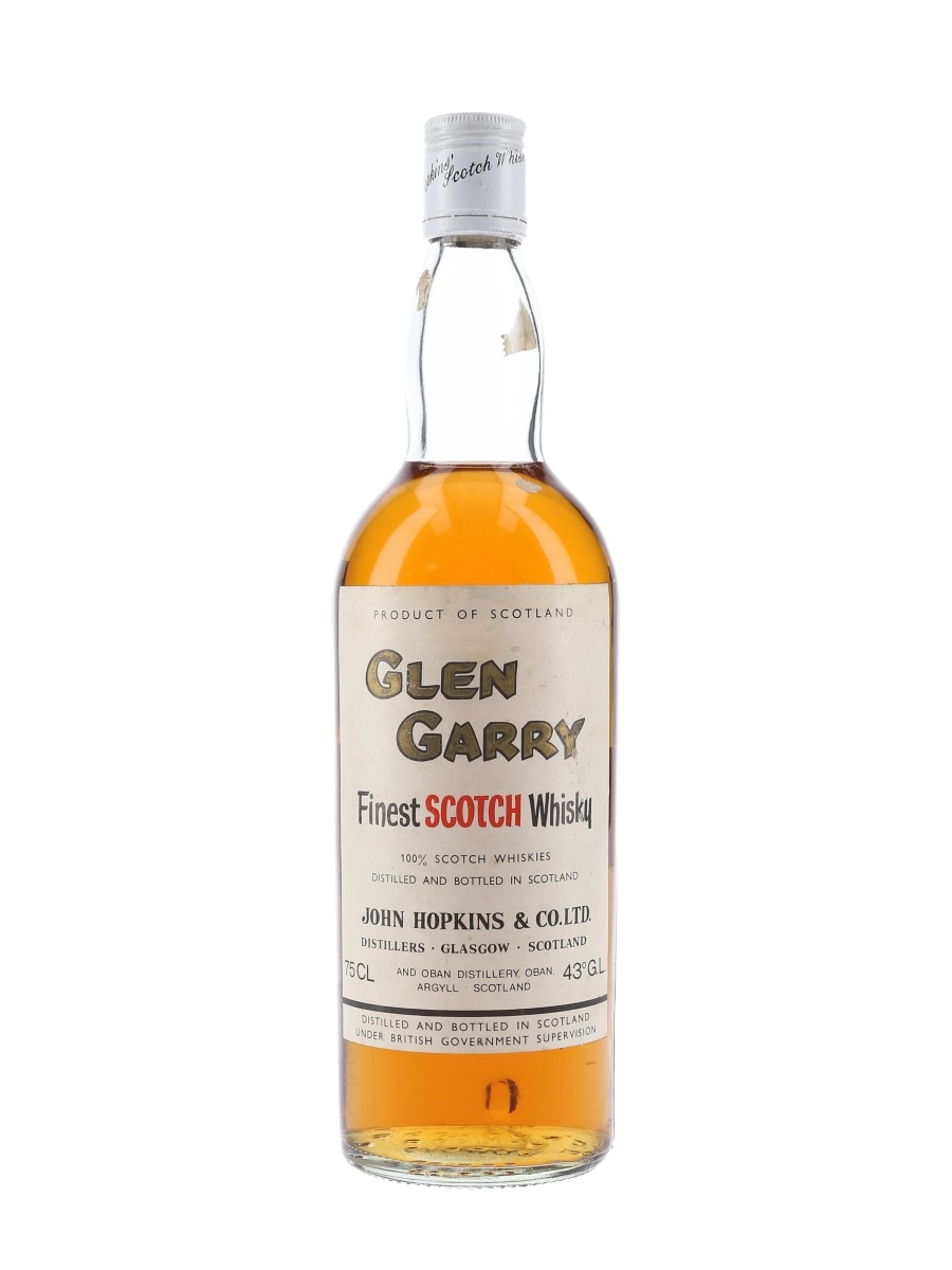 Glen Garry Bottled 1970s - Oban 75cl / 43%