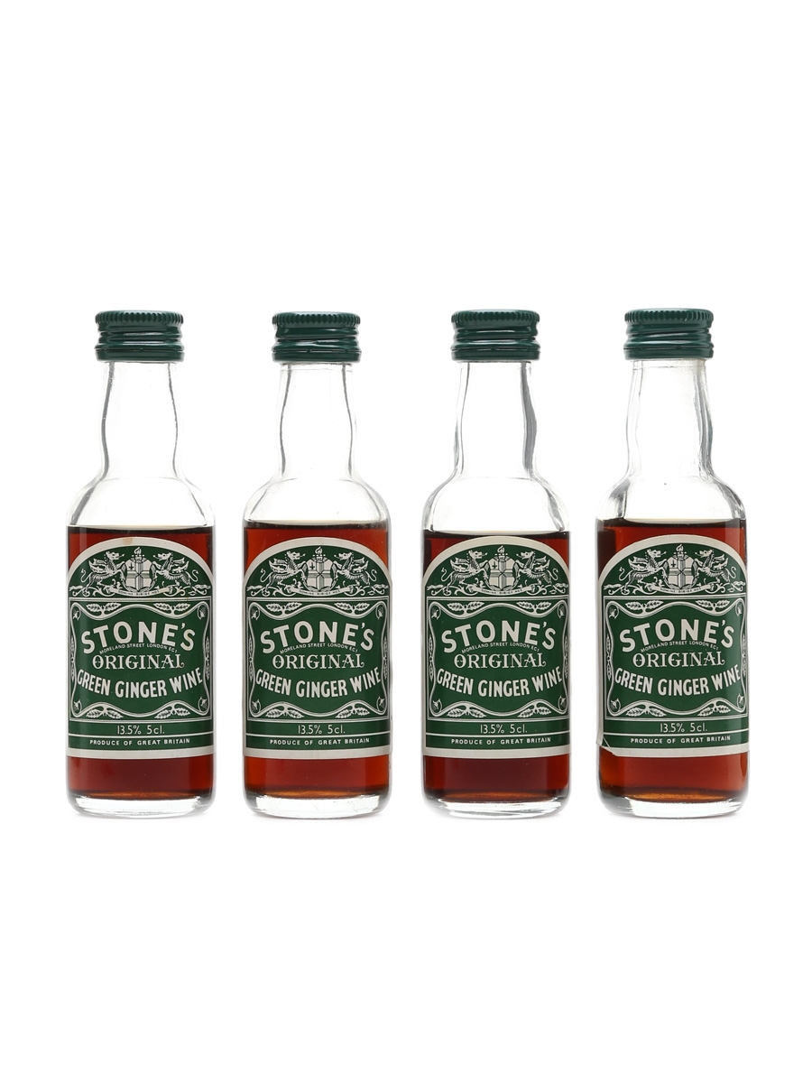Stone's Original Green Ginger Wine 4 x 5cl / 13.5%