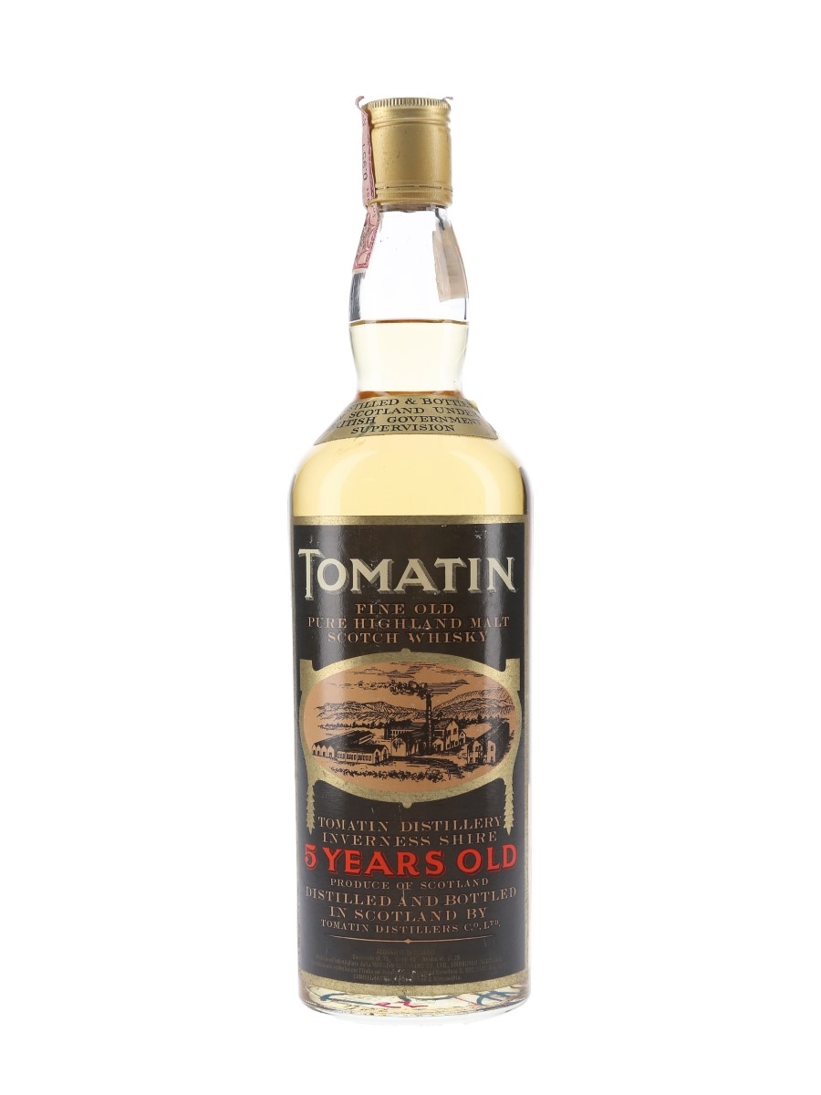 Tomatin 5 Year Old Bottled 1970s - Bocchino 75cl / 43%