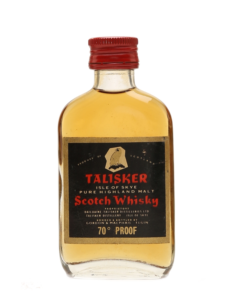 Talisker - Gordon & MacPhail Bottled 1970s - Black Label Gold Eagle 5cl / 40%