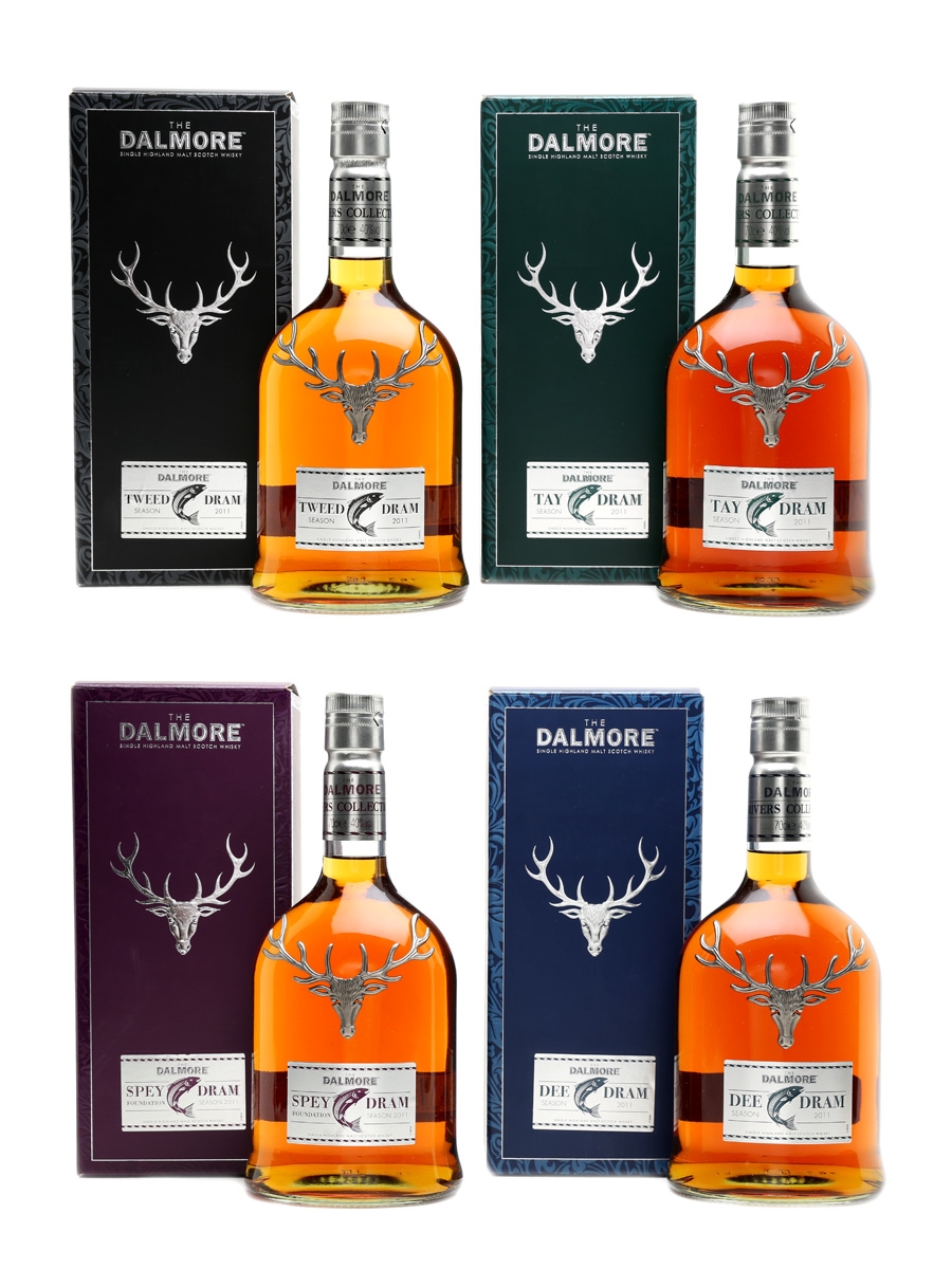 Dalmore Rivers Collection 2011 4 x 70cl 