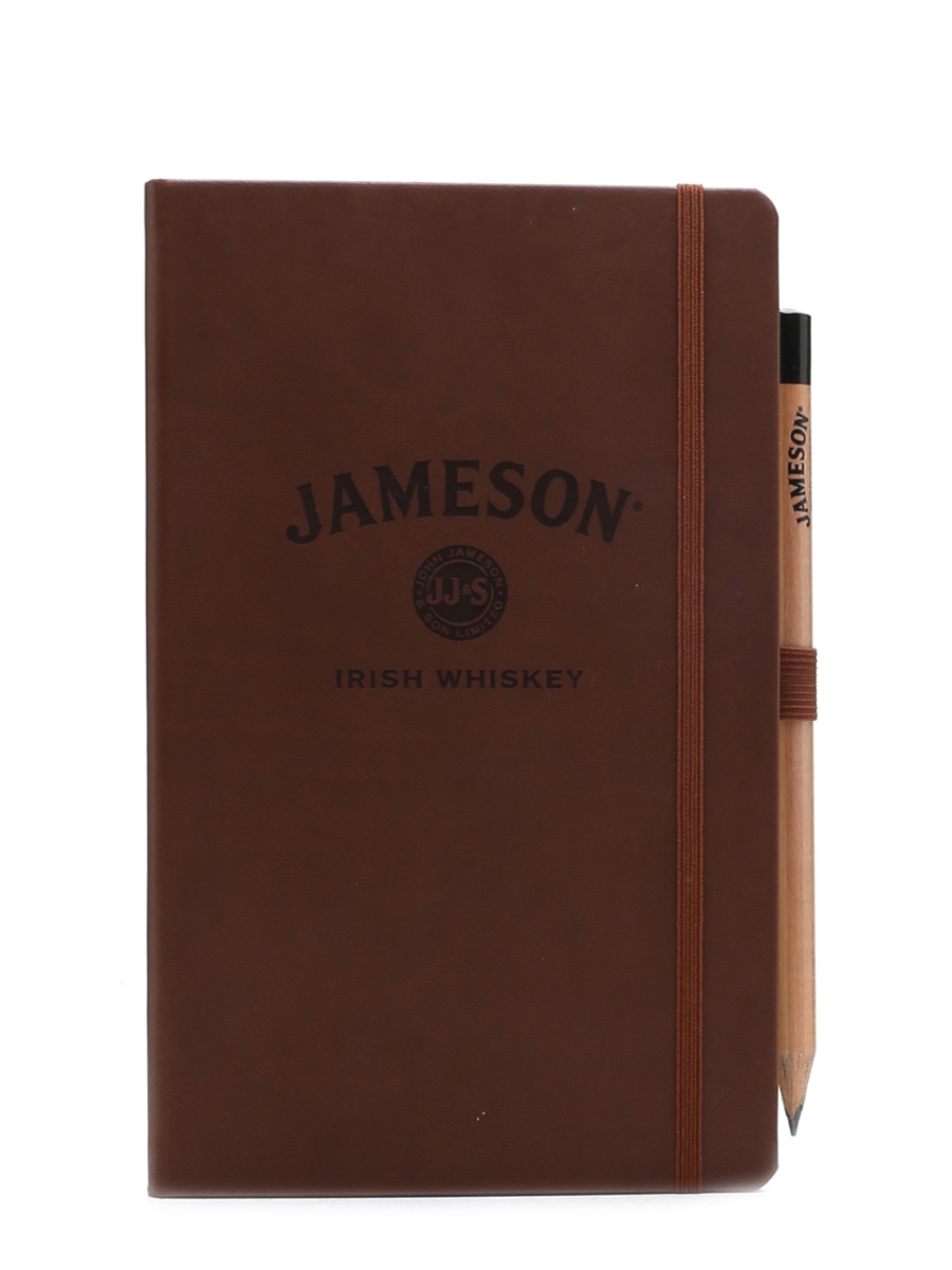 Jameson Irish Whiskey Notepad & Pencil Castelli 21cm x 13cm
