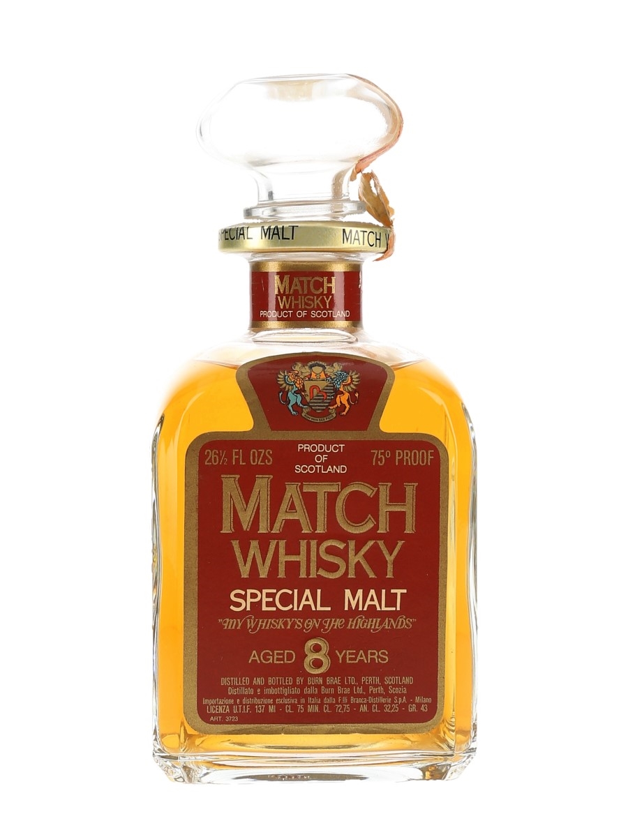 Match 8 Year Old Bottled 1970s - Branca 75cl / 43%