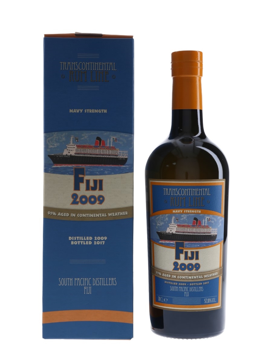 Fiji 2009 Navy Strength Rum Bottled 2017 - Transcontinental Rum Line 70cl / 57.18%