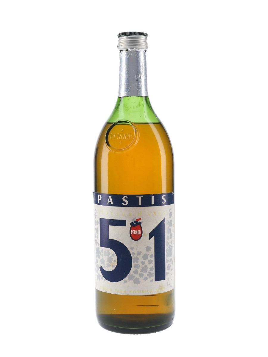 Pernod Pastis 51 Bottled 1970s 100cl / 45%