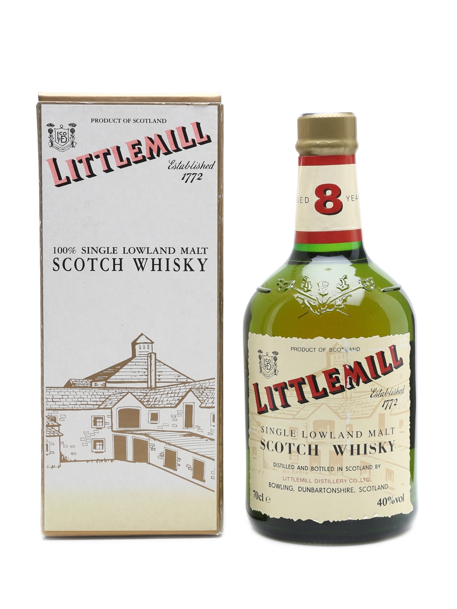 Littlemill 8 Years Old Bottled 1990s 70cl