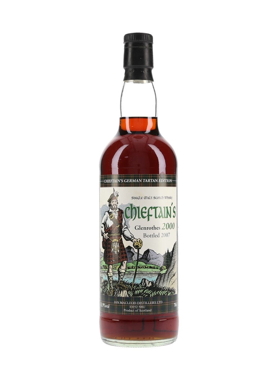 Glenrothes 2000 Bottled 2007 - Chieftain's German Tartan Edition 70cl / 53.9%