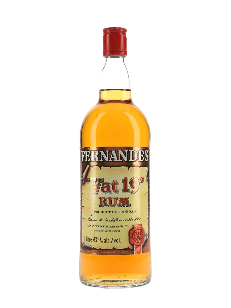 This Fernandes Vat 19 Trinidad Rum sold at our online auction for £125.
