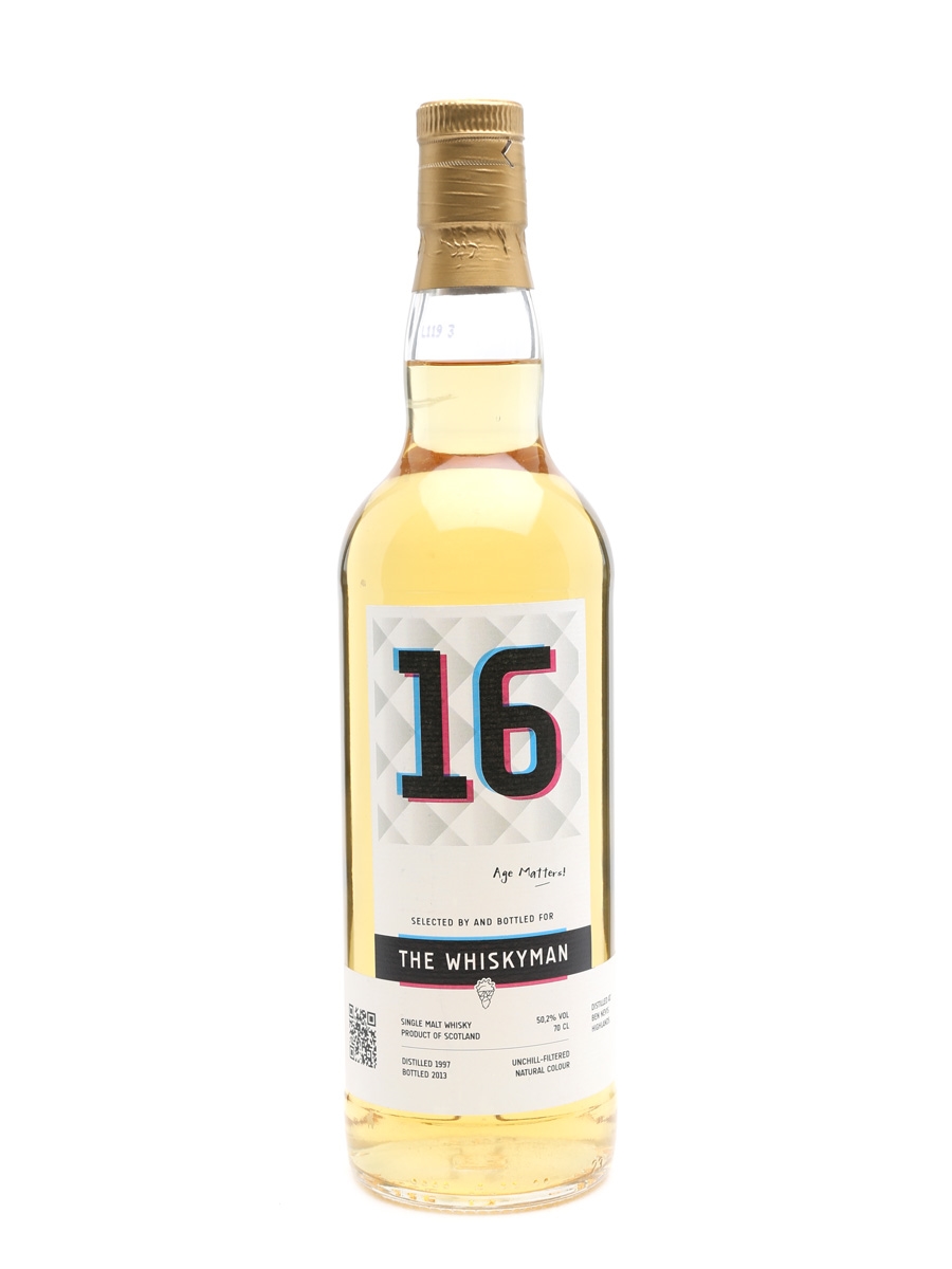 Ben Nevis 1997 'Age Matters' 16 Years Old The Whiskyman 70cl / 50.2%