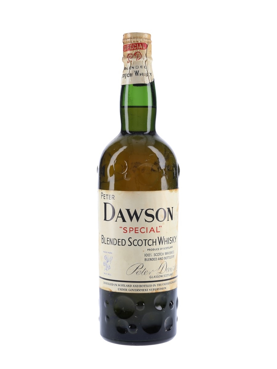 Peter Dawson Special Spring Cap Bottled 1940s 75cl