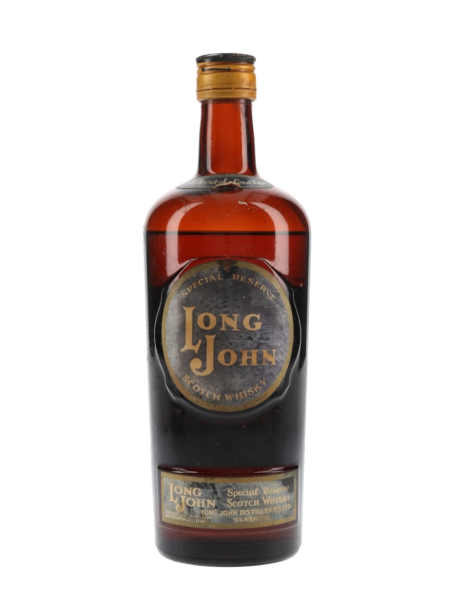 Long John Special Reserve Bottled 1960s 75cl
