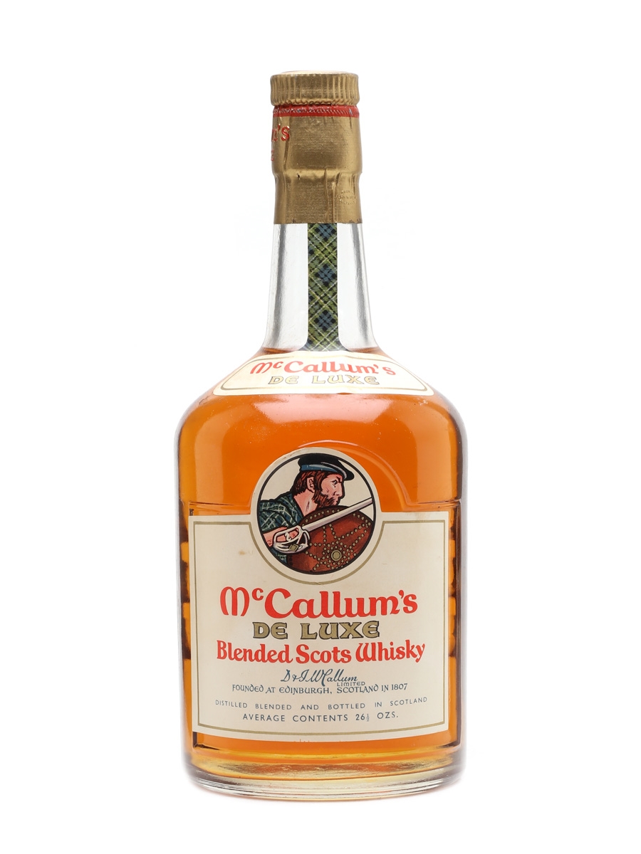 McCallum's De Luxe Bottled 1960s - D&J McCallum Ltd. 78cl