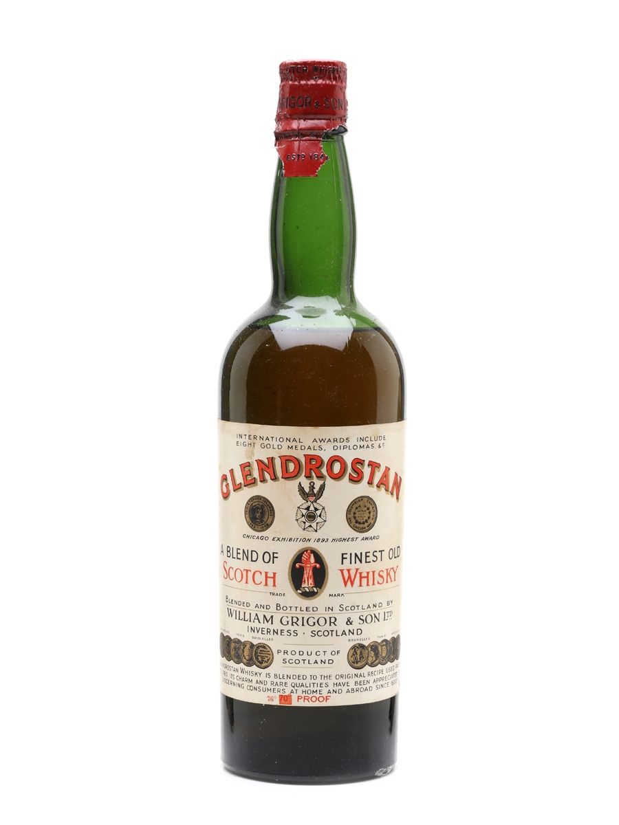 Glendrostan Bottled 1950s - William Grigor 75cl / 40%