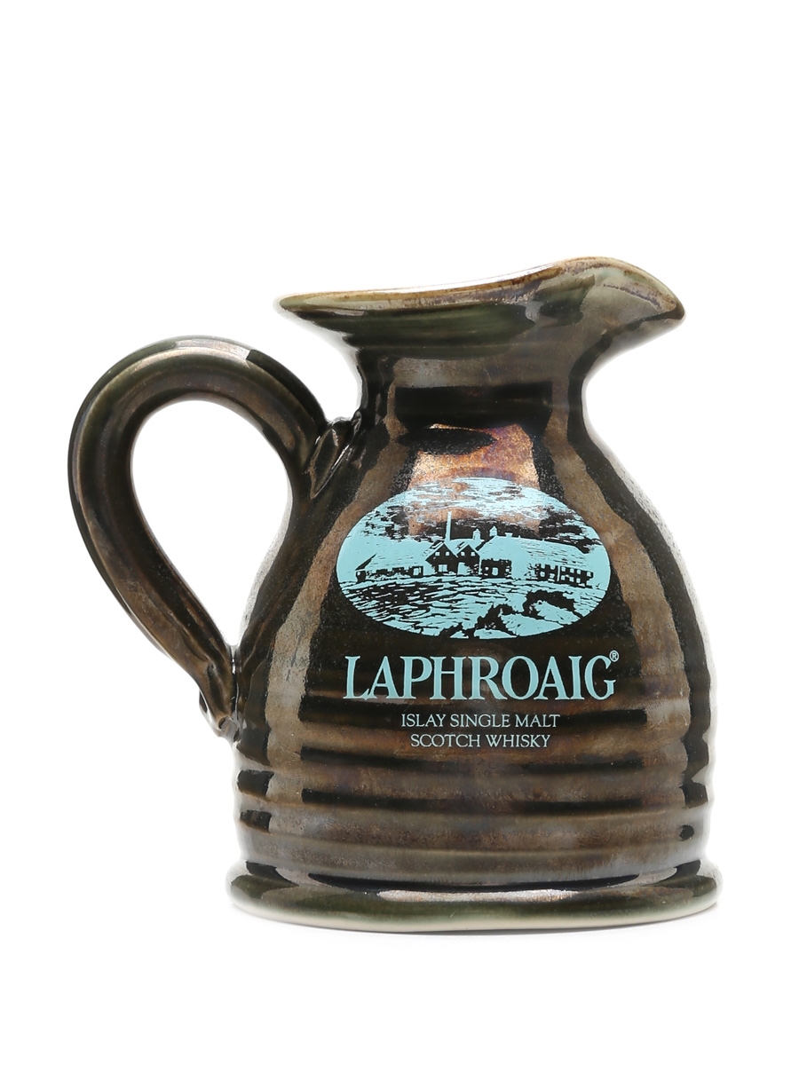 Laphroaig Water Jug Campbeltown Pottery 12cm x 11.5cm x 9cm