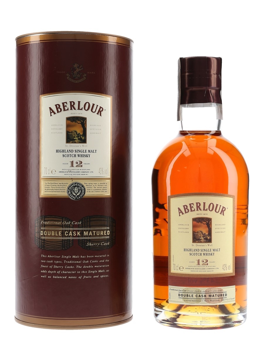 Aberlour 12 Year Old Bottled 2008 - Double Cask Matured 70cl / 43%