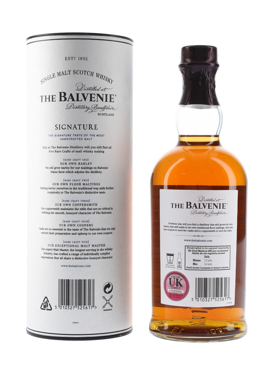 値下げ希少品THE BALVENIE SIGNATURE 12年 希少品THE BALVENIE SIGNATURE 12年 ウイスキー