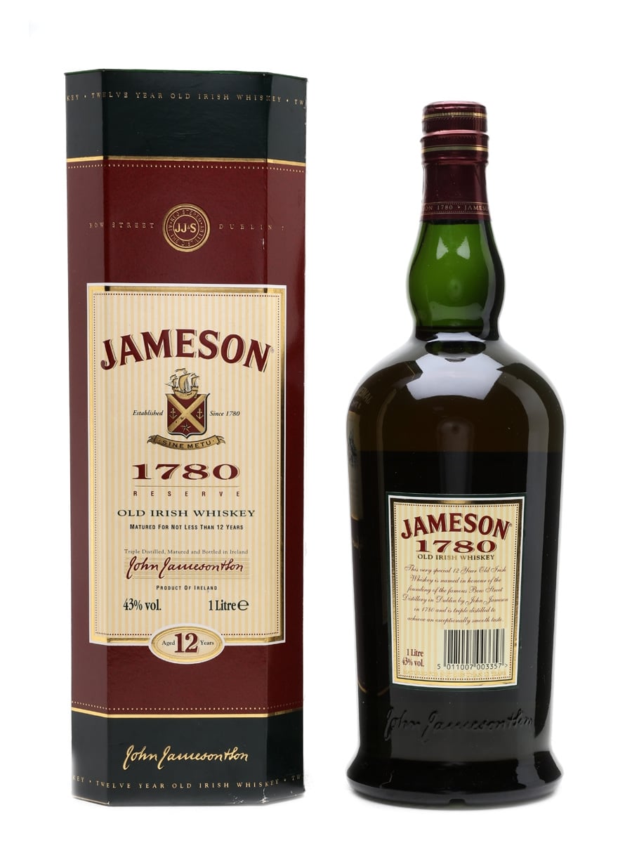 Jameson 1780 Old Irish Whiskey - Lot 50869 - Buy/Sell Irish