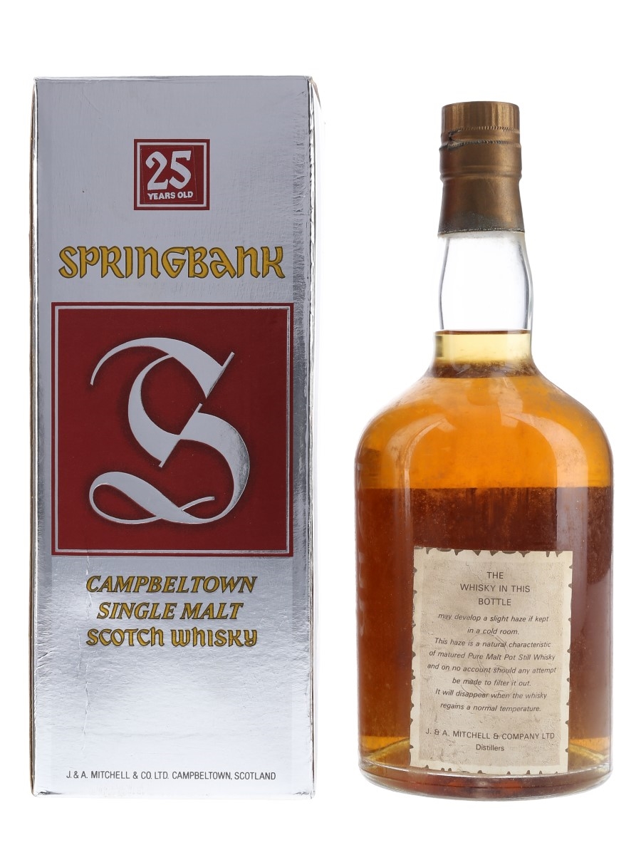 Springbank 25 Year Old - Lot 52718 - Buy/Sell Campbeltown Springbank 25 Year Old - Lot 52718 - Buy/Sell Campbeltown