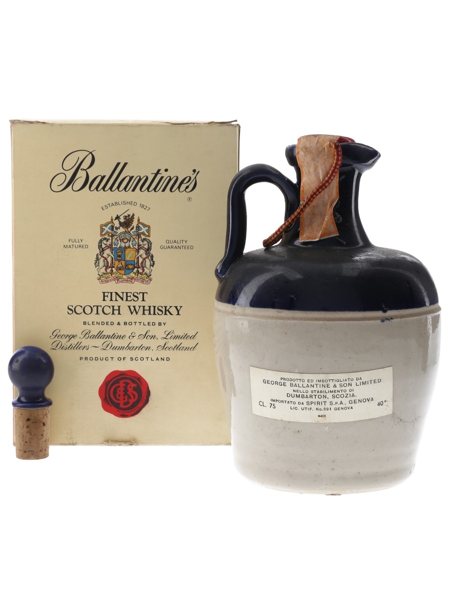 Sold at Auction: Ballantine Finest Blend 100% Scotch Whisky Crystal  Decanter Bottle