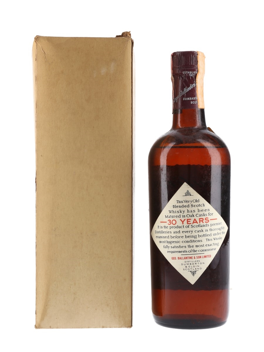 Ballantine's 30 Year Old - Lot 49367 - Buy/Sell Blended Whisky Online