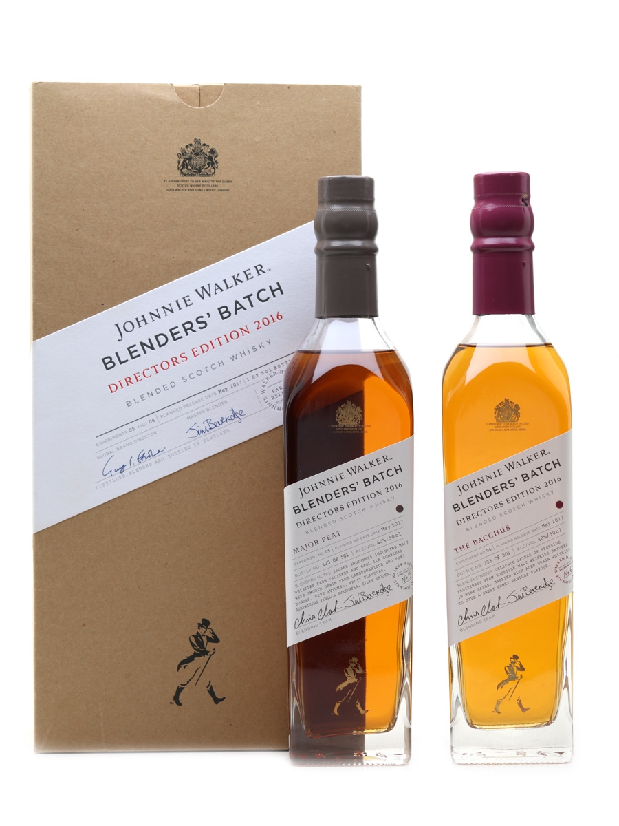 Johnnie Walker Blenders' Batch Experiments 05 & 06 Director's Edition 2016 2 x 50cl / 40%