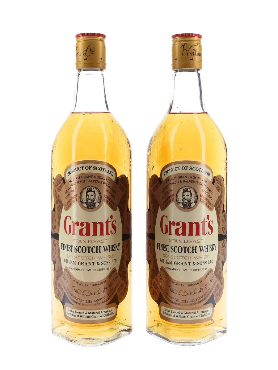 Grant's Standfast Bottled 1980s 2 x 75cl / 40%