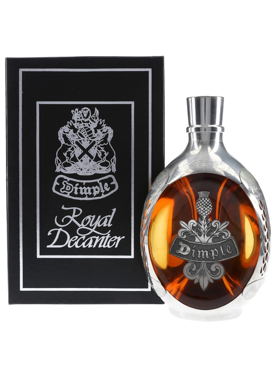 Dimple Royal Decanter Royal Holland Pewter 75cl