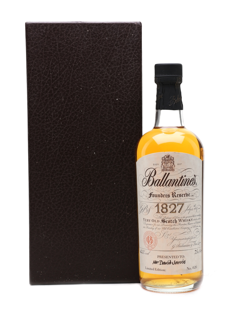 ウイスキー Ballantine's Founders Reserve 43% BUY] Ballantine's Founders Reserve 1827 Very Old Scotch at