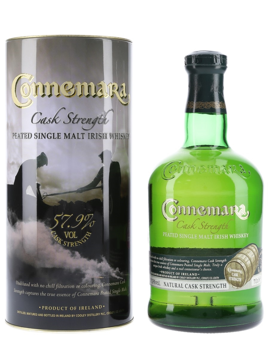 Connemara Cask Strength Peated Single Malt Irish Whiskey