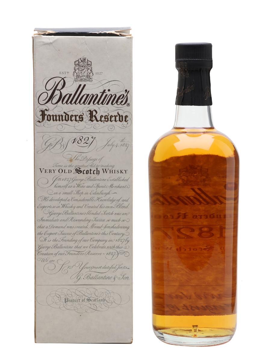 Ballantine's Founders Reserve 1827 Lot 51194 Buy/Sell Blended Whisky  Online
