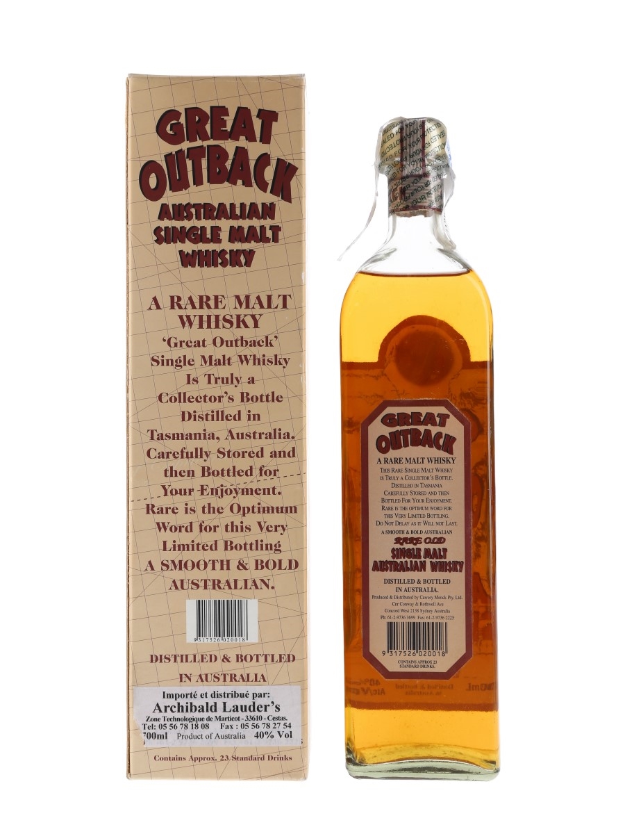Great Outback Rare Old - Lot 50141 - Buy/Sell World Whiskies