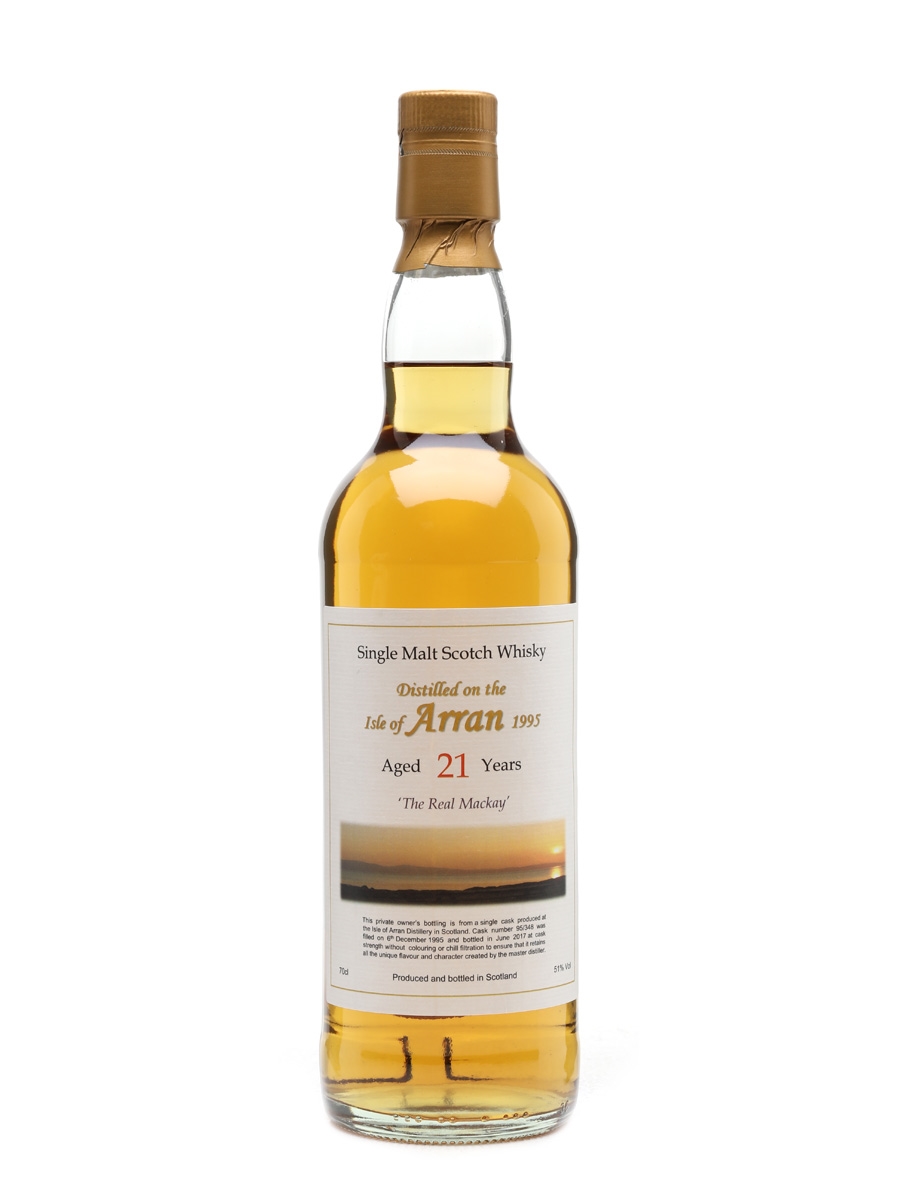 Arran 1995 Private Cask 21 Year Old - The Real Mackay 70cl / 51%