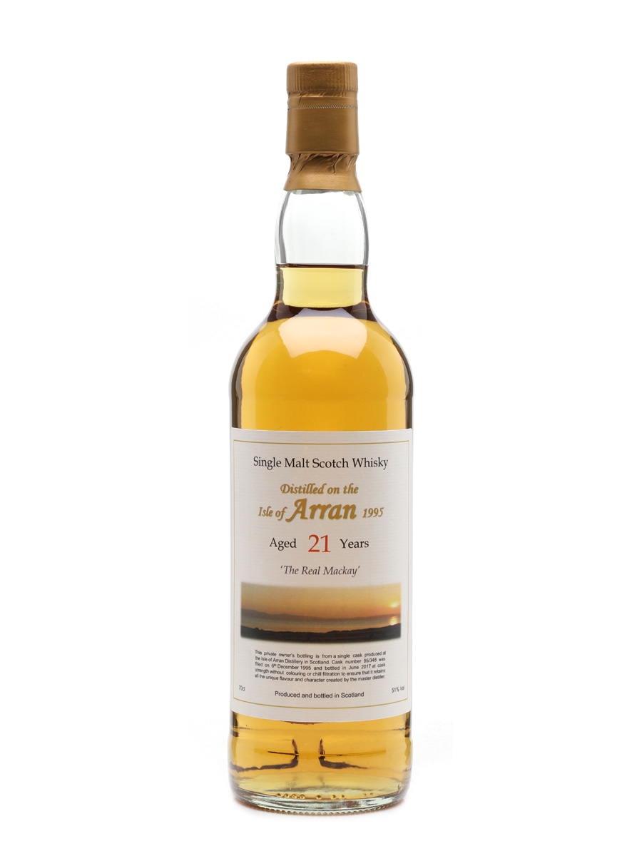 Arran 1995 Private Cask 21 Year Old - The Real Mackay 70cl / 51%