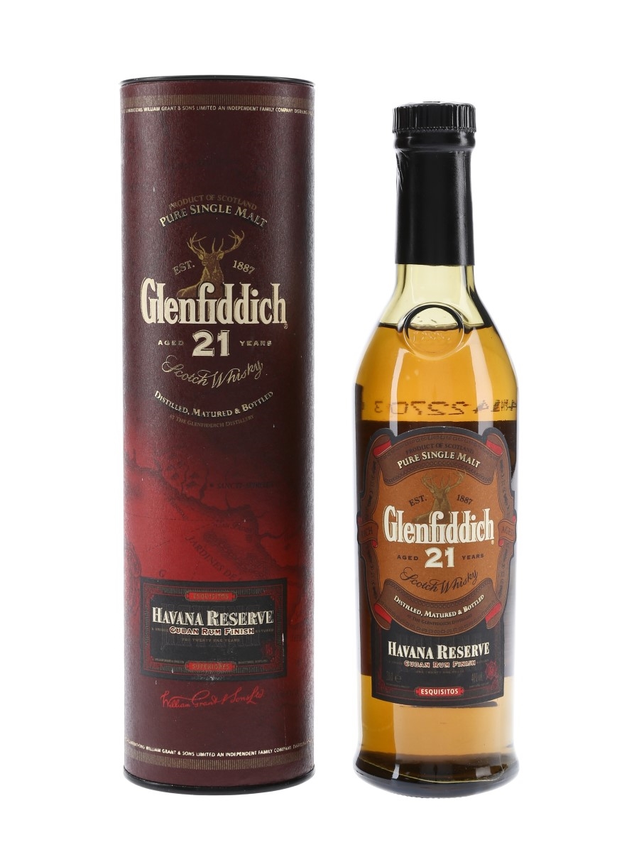 Glenfiddich 21 Year Old Havana Reserve Cuban Rum Finish 20cl / 40%