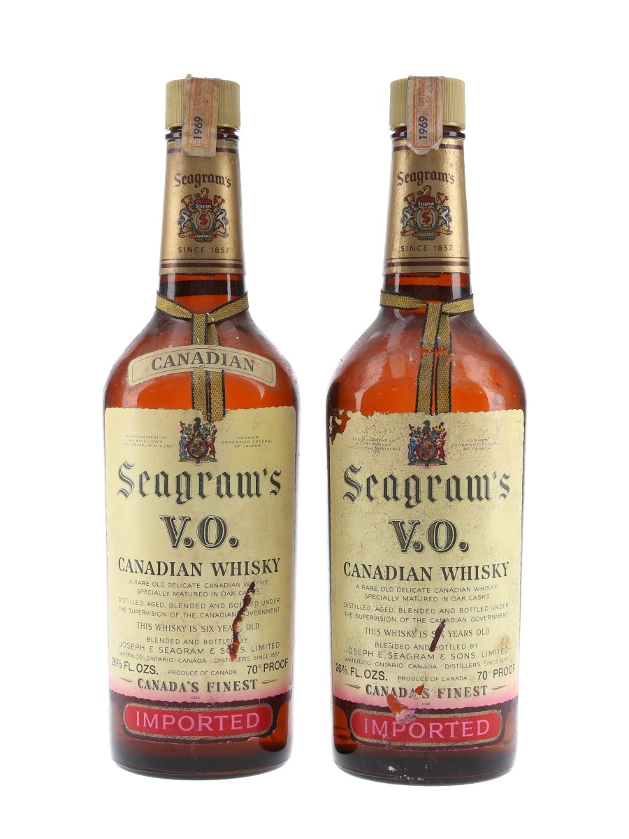 Seagram's VO 6 Year Old 1969 - Lot 51340 - Buy/Sell World Whiskies