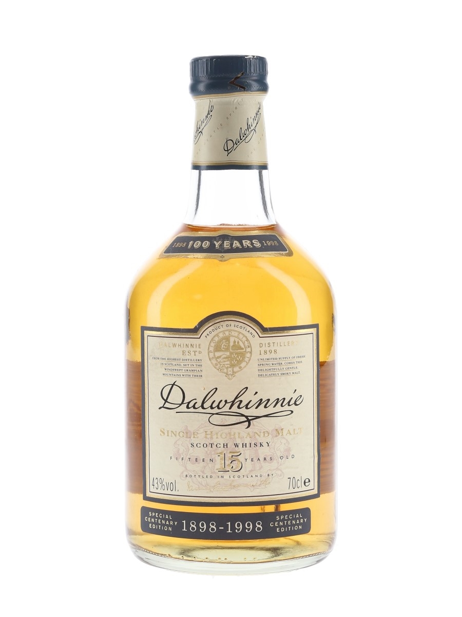 Dalwhinnie 15 Year Old Bottled 1998 - Centenary Edition 70cl / 43%