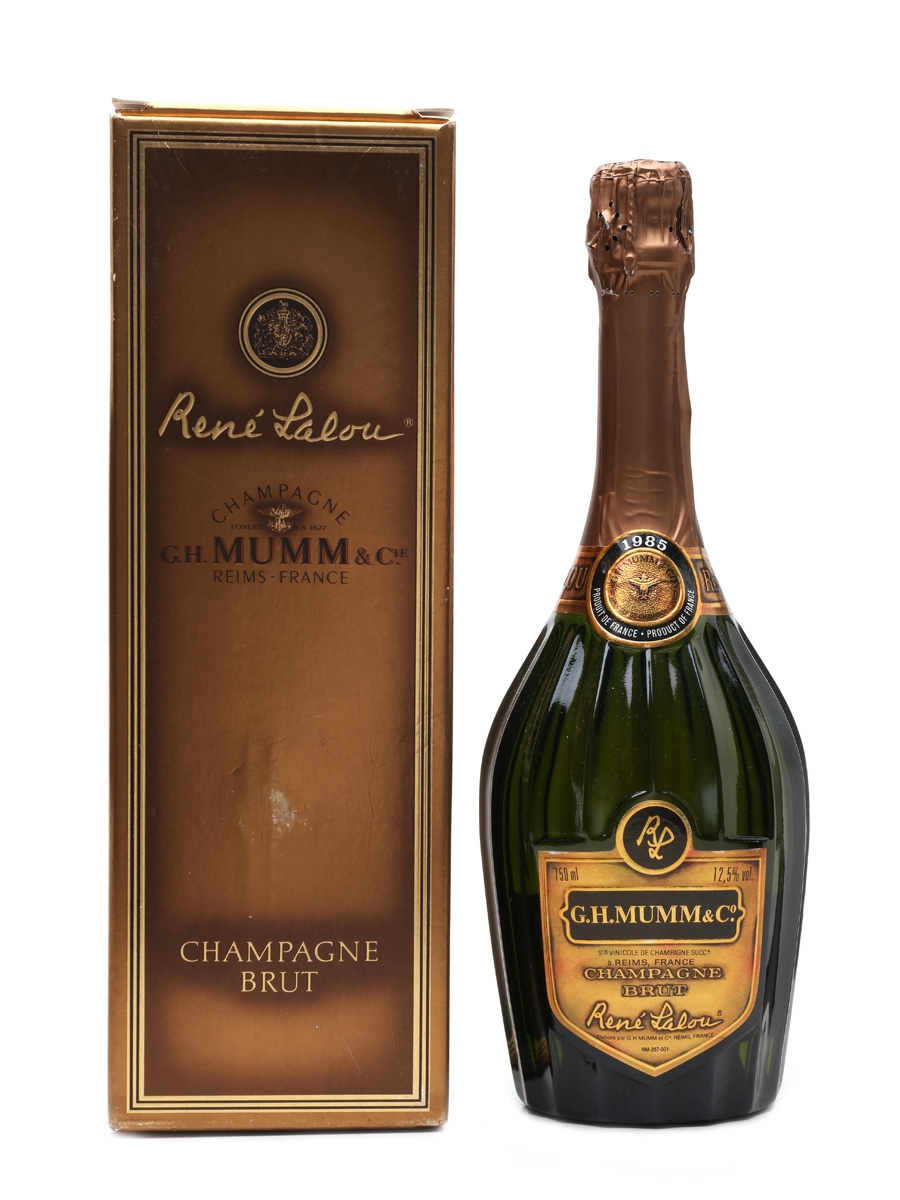G H Mumm 1985 Rene Lalou Champagne 75cl / 12.5%