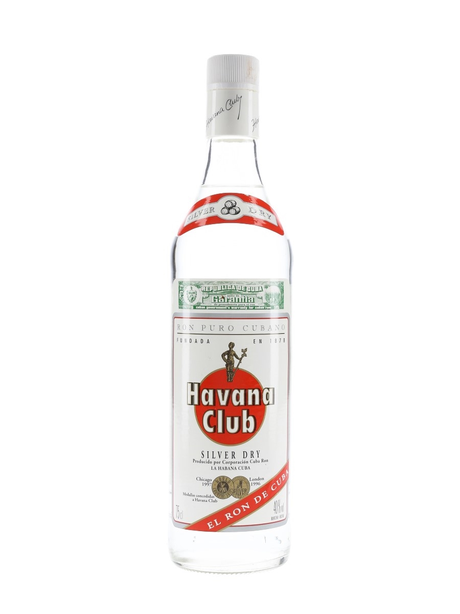Havana Club Silver Dry Bottled 1990s 75cl / 40%