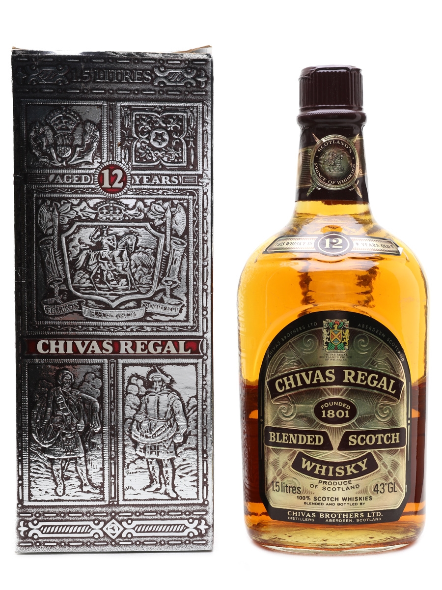 Chivas Regal 12 Year Old Bottled 1980s - Large Format 150cl / 43%