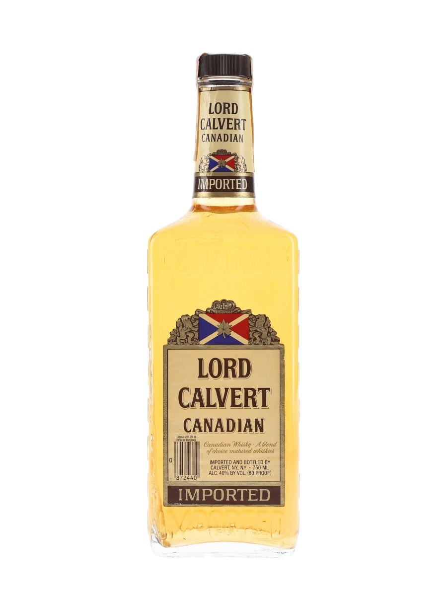 Lord Calvert Canadian Bottled 1980s 75cl / 40%