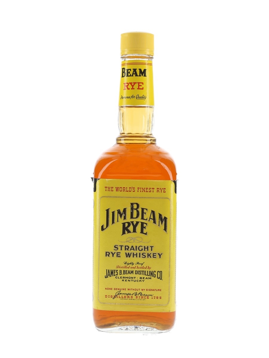 Jim Beam Rye Bottled 1980s 75cl