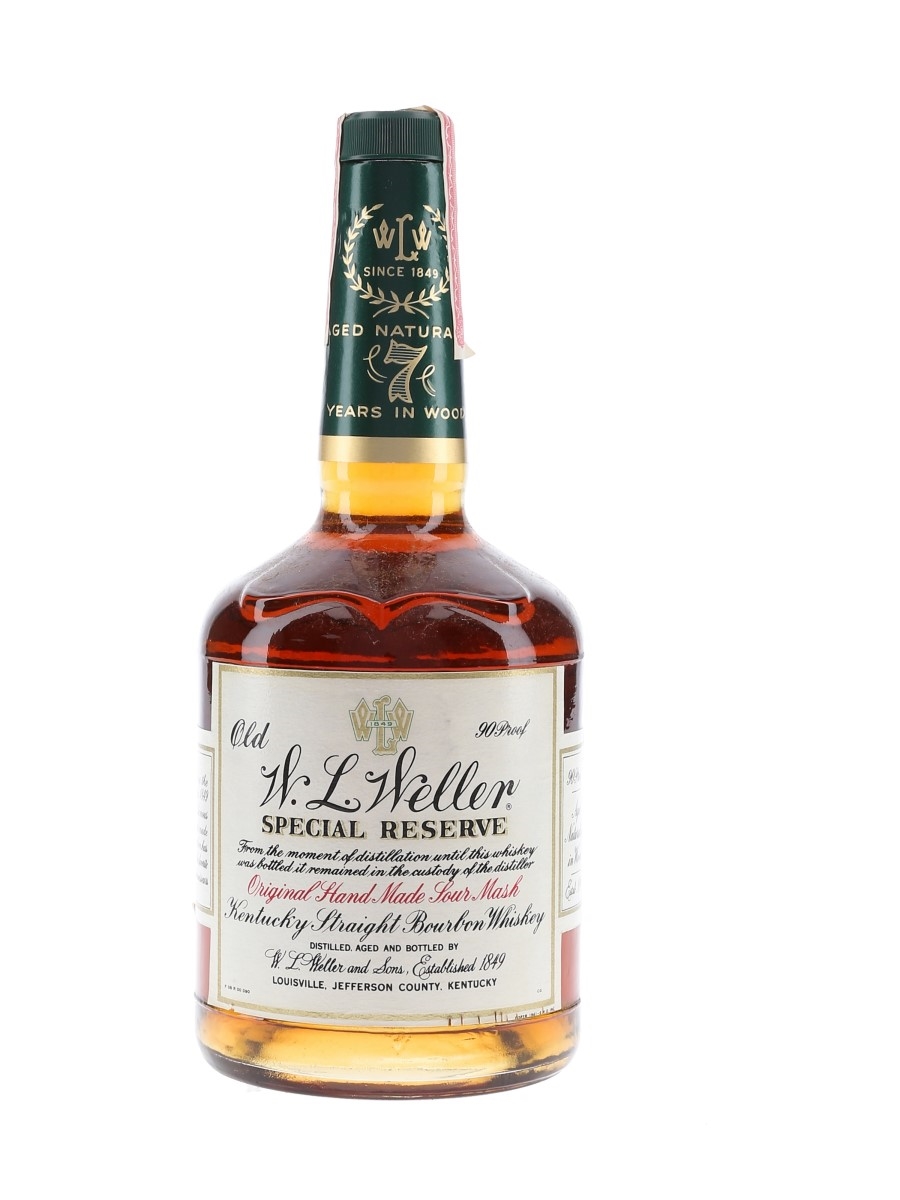 Old W L Weller 7 Year Old Special Reserve Bottled 1980s - Stitzel-Weller 75cl / 45%