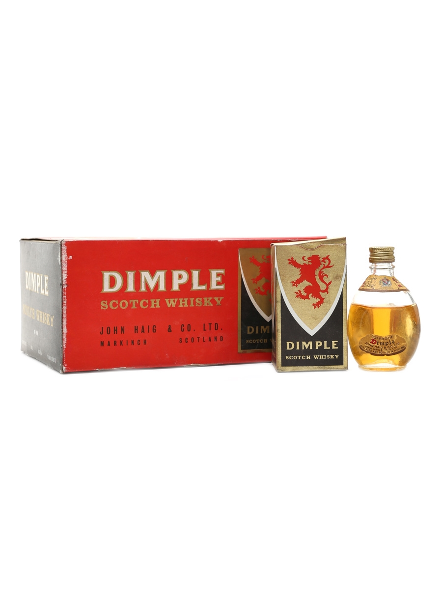 Haig's Dimple Bottled 1960s-1970s 12 x 5cl / 40%