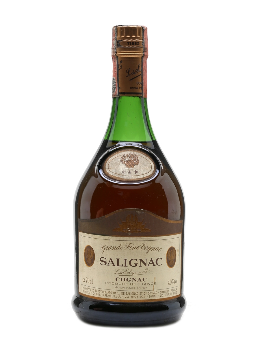 Salignac 3 Star Bottled 1980s-1990s - Carpano 70cl / 40%
