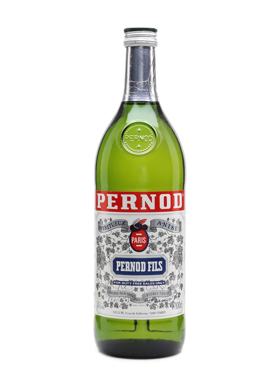 Pernod Fils Liqueur Bottled 1980s - Duty Free 100cl / 45%