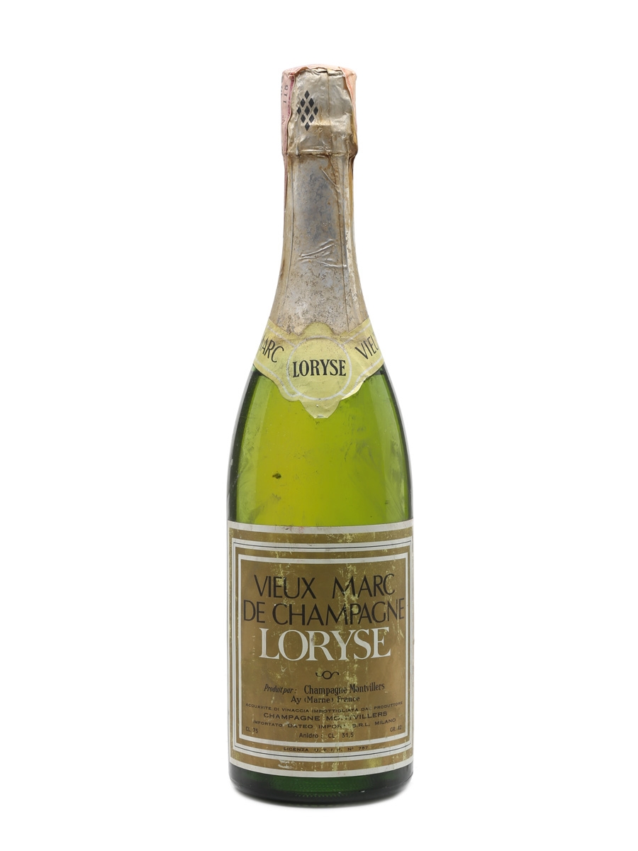 Loryse Vieux Marc De Champagne Bottled 1960s - Dateo Import 75cl / 42%