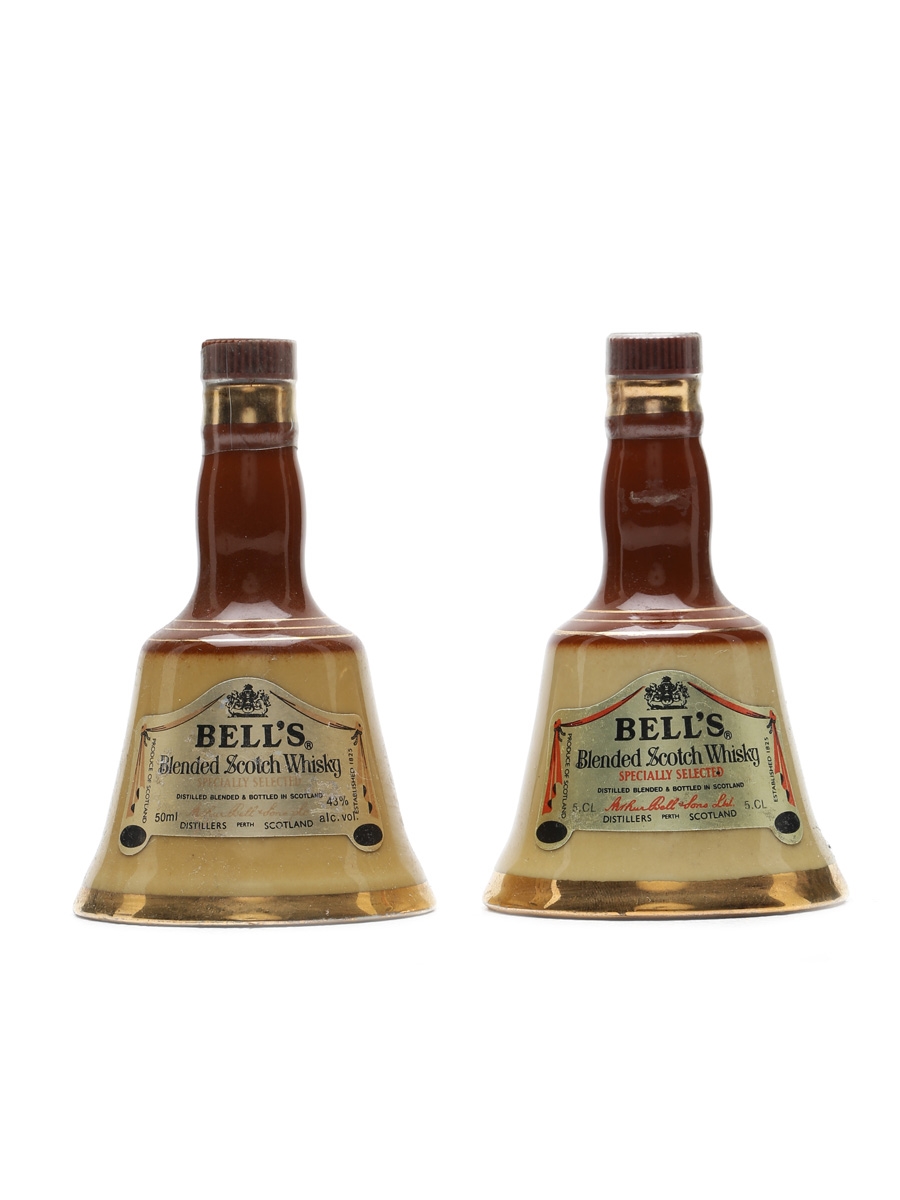 2 x Bell's Decanter Miniatures 