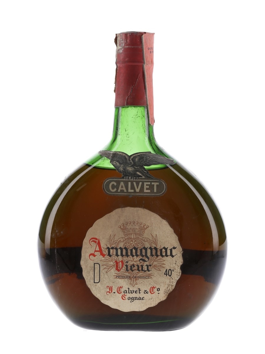 Calvet Vieux Armagnac Bottled 1960s - Gambarotta Di Inga 75cl / 40%