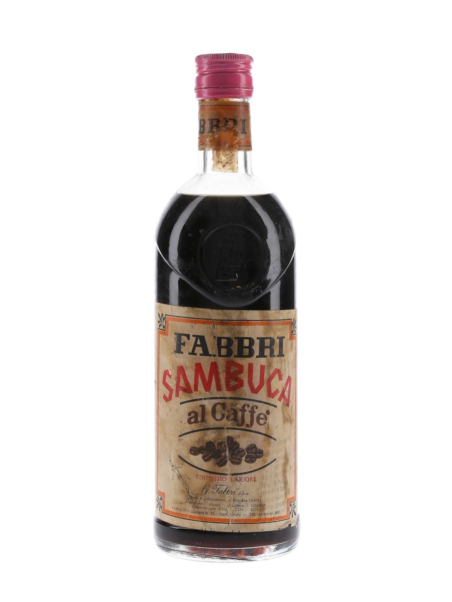Fabbri Sambuca Al Caffe Bottled 1960s 75cl