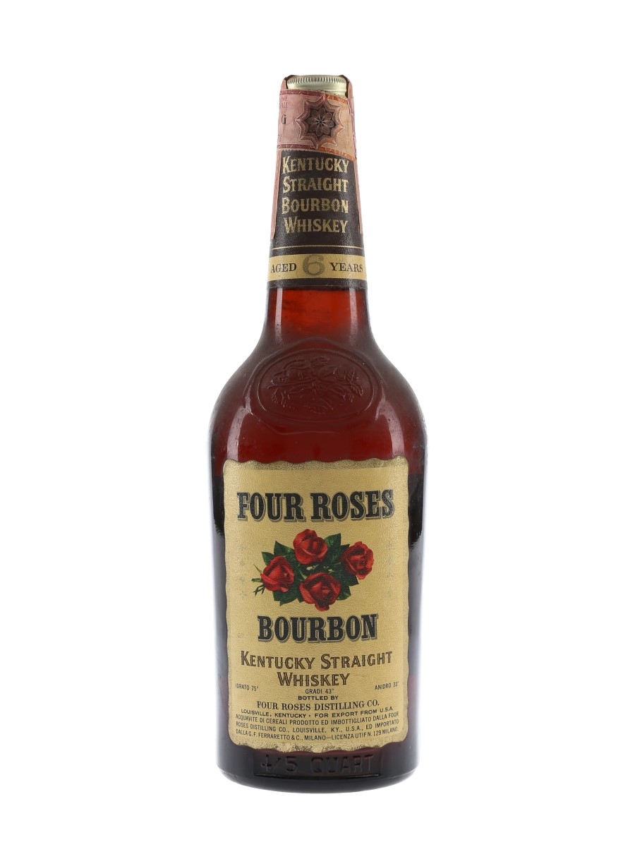 Four Roses 6 Year Old Bottled 1950s-1960s 75cl / 43%